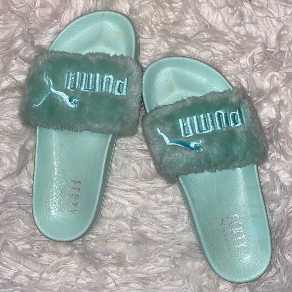 fenty by rihanna puma fur slides